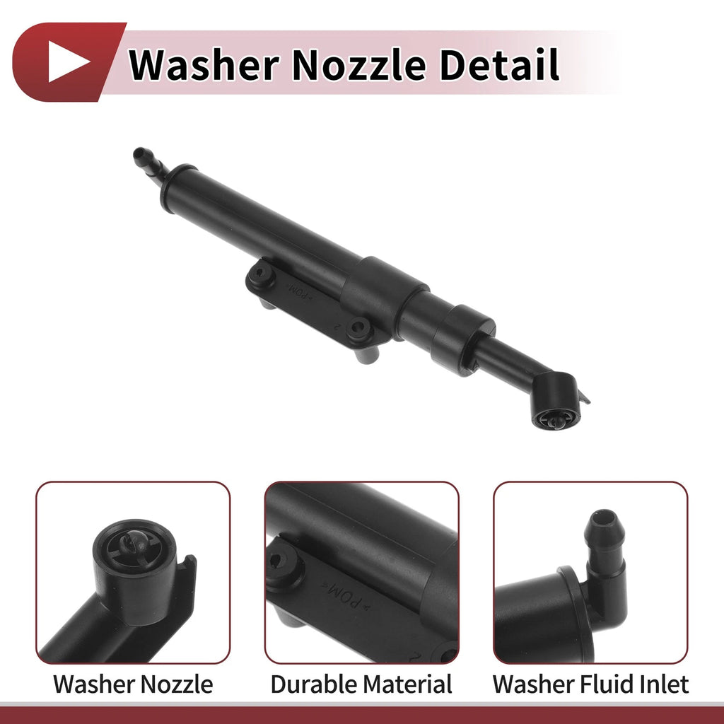 Front Passenger Side Headlight Washer Nozzle for Volvo XC60 (2018–2023) No.31416219