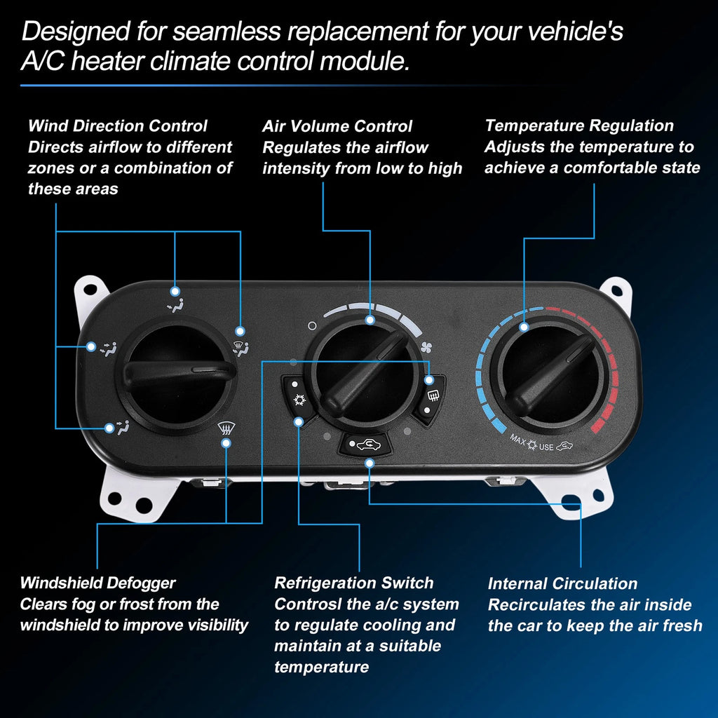 A/C Heater Climate Control Switch Module for Dodge Caliber (2007–2012) No. 55111874AC