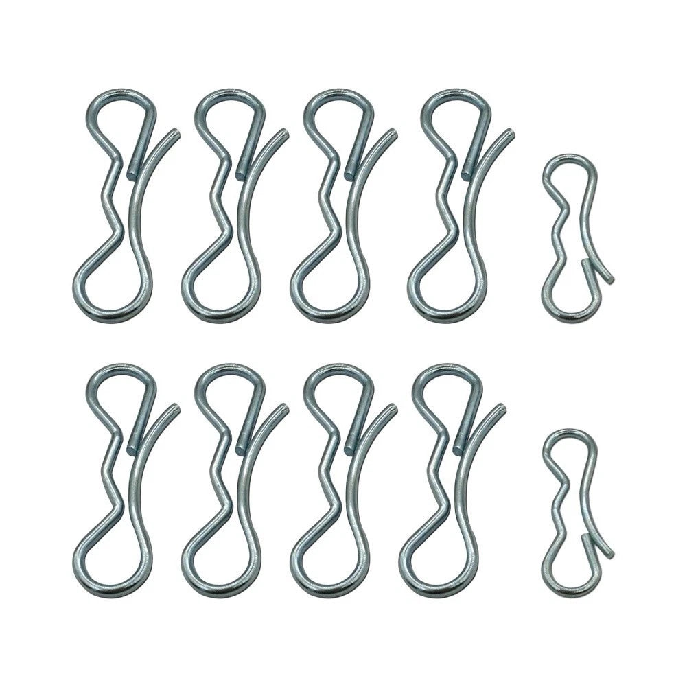 10 Piece Bow Tie Lock Cotter Pin Set for Deck Clip