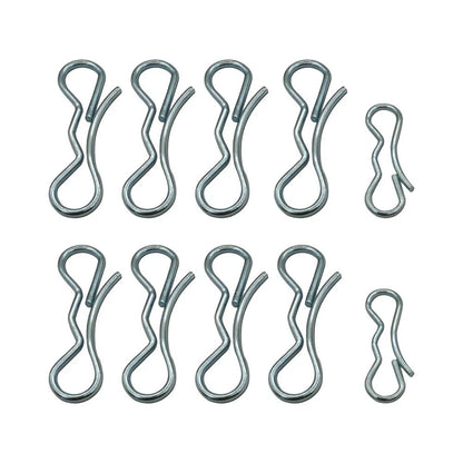 10 Piece Bow Tie Lock Cotter Pin Set for Deck Clip