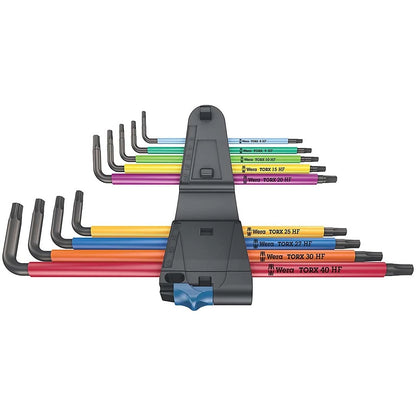 9-Piece Wera TORX L-Key Wrench Set for Automotive Use