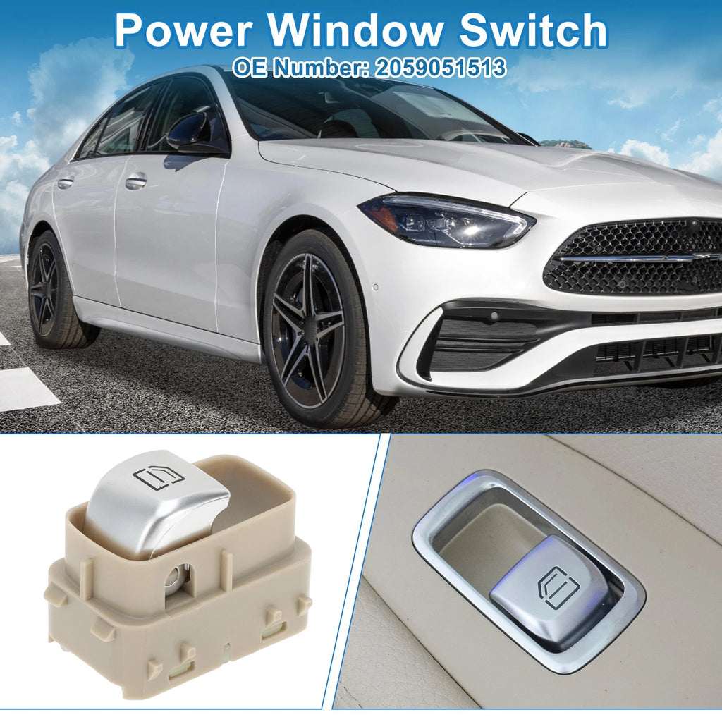 Power Window Switch Replacement for Mercedes-Benz C200 C300 C63 AMG S (2015–2018)