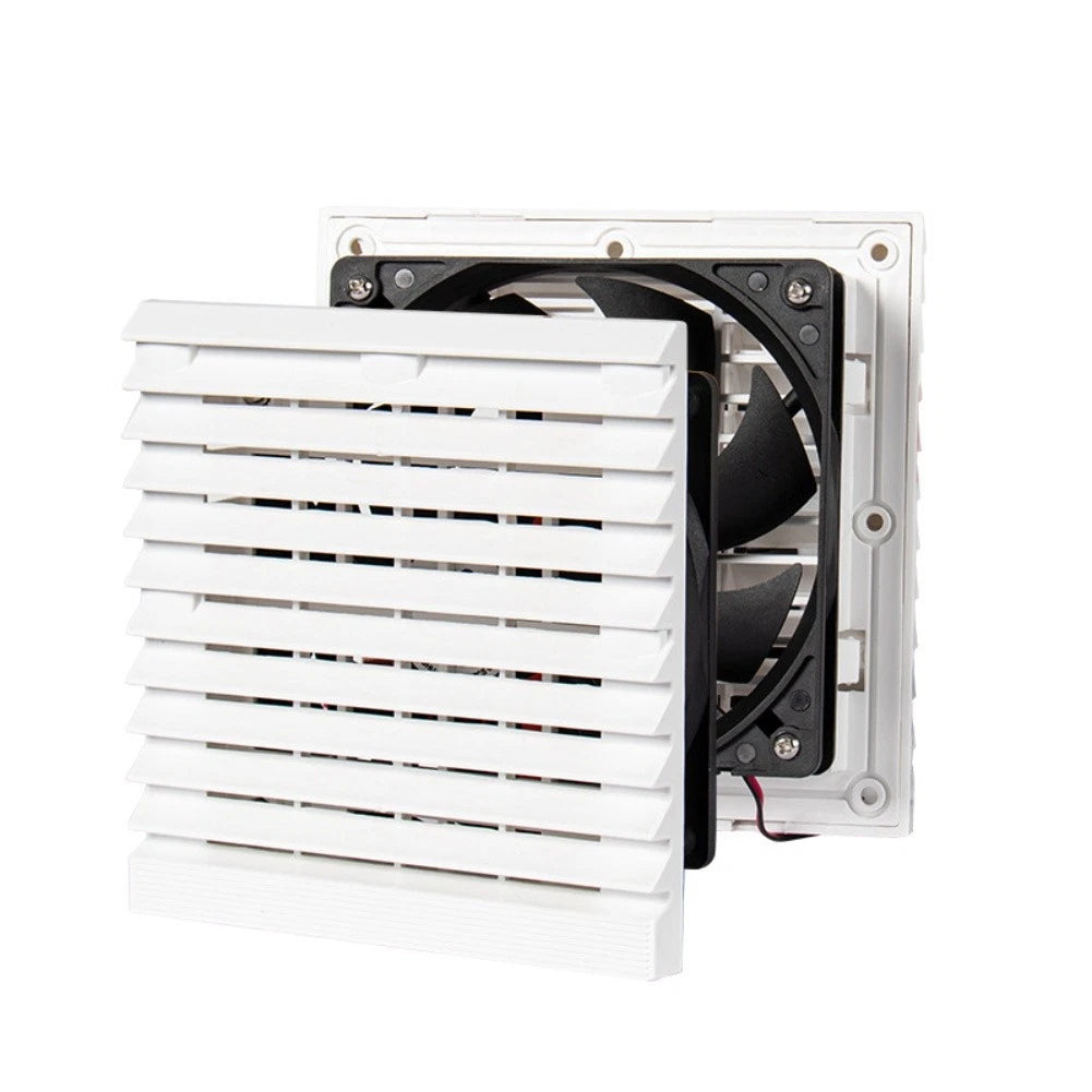 DIY Compatible Cooling Fan Louvered Grille Design Maximized Air Circulation