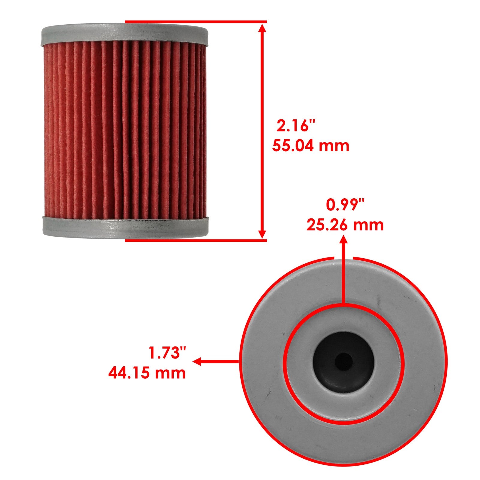 Oil Filter Replacement for Yamaha Majesty 400 YP400 (2005–2015)