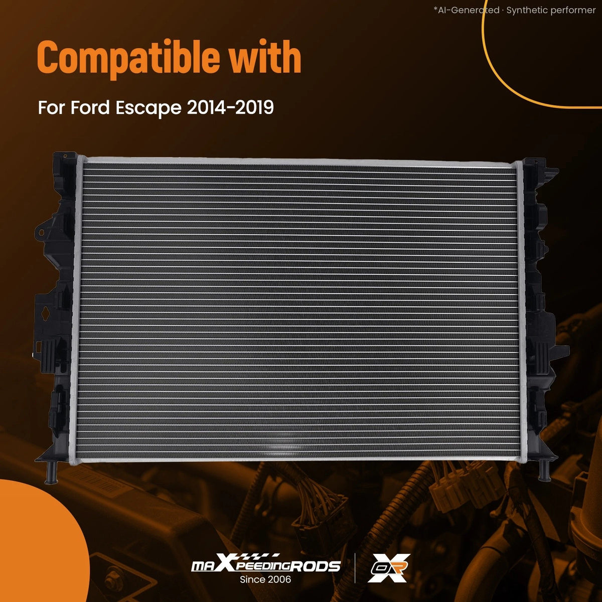 Direct Mount Performance Radiator for Ford Escape (2014–2019) 3812 MT