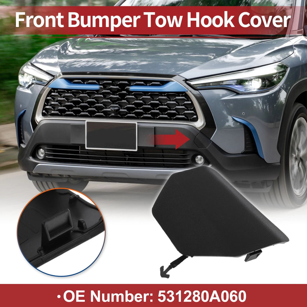 Front Tow Hook Cover Cap Replacement for Toyota Corolla Cross (2022–2025)