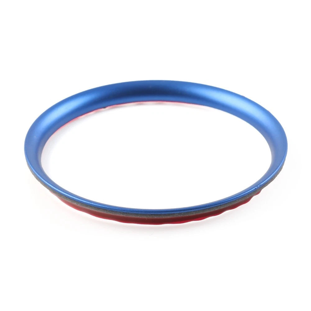 Interior Central Console Clock Frame Ring Trim for VW Passat B8 (2016–2019) Blue