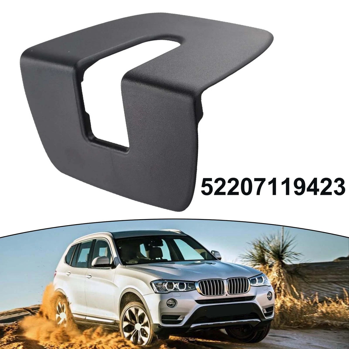 Rear Lock Panel Easy Installation Optimal Functionality Plastic Construction