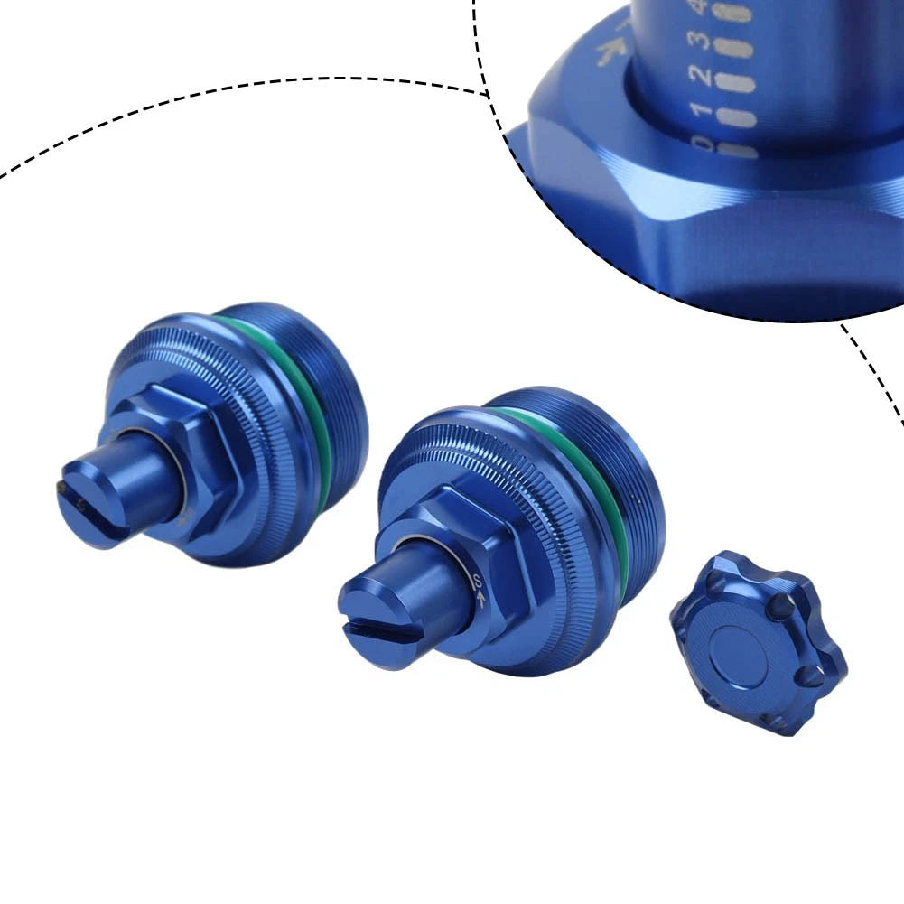 Preload Adjuster Fork Bolt Cap Screw Blue for Yamaha YZF-R3 MT-03 (2019–2023)