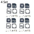 Set of 4 Carburetor Diaphragm Repair Kit for Stihl 20T 021 023 025 FS300 Zama RB-41