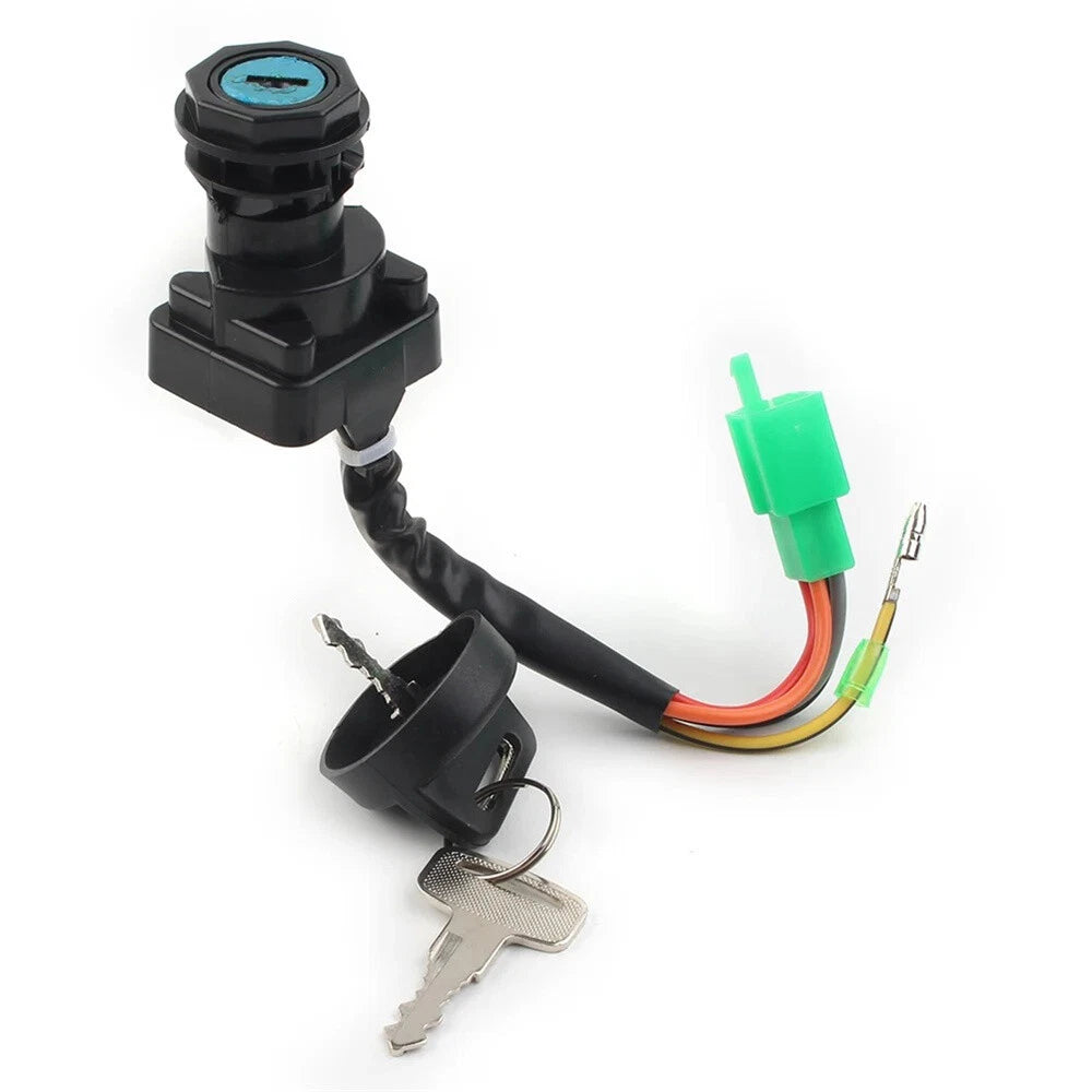 Ignition Key Switch for Suzuki LTF250 LT-F250 Quad Runner (37110-19B01, 37110-19B02)