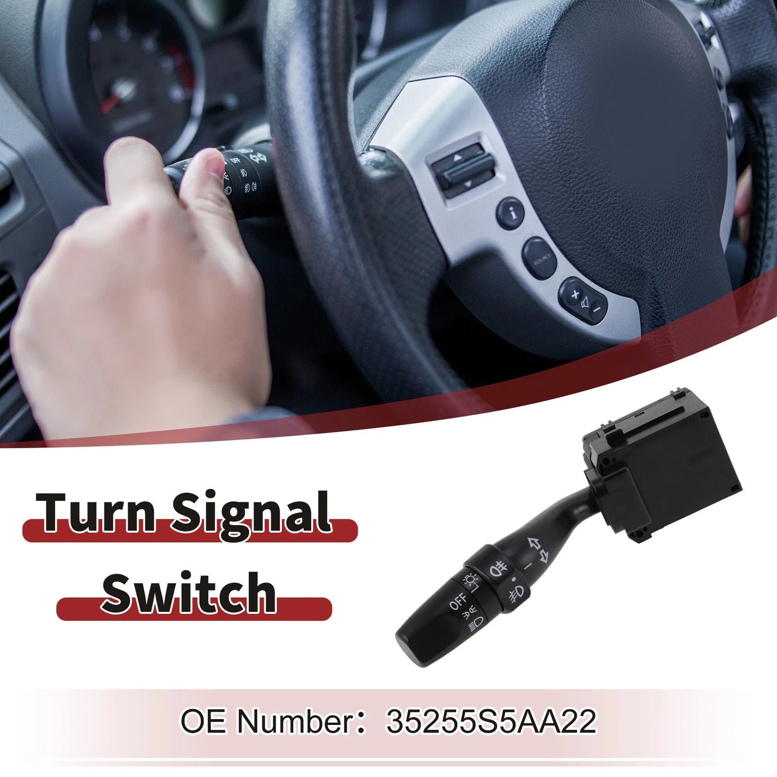 Turn Signal Switch for Honda Civic ES1 ES5 ES7 ES8 (2002–2005)