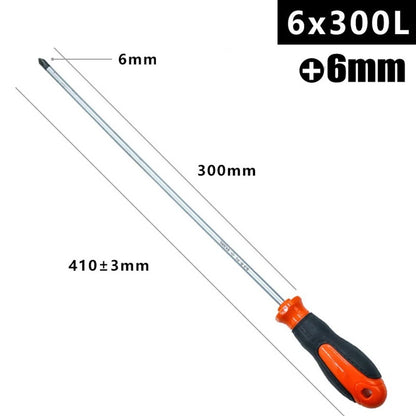 12 Inch Magnetic Screwdriver with Rubber Handle and Strong Magnet