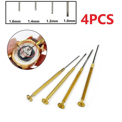 Studio Watch Screwdrivers Set of 4 Copper Golden Small