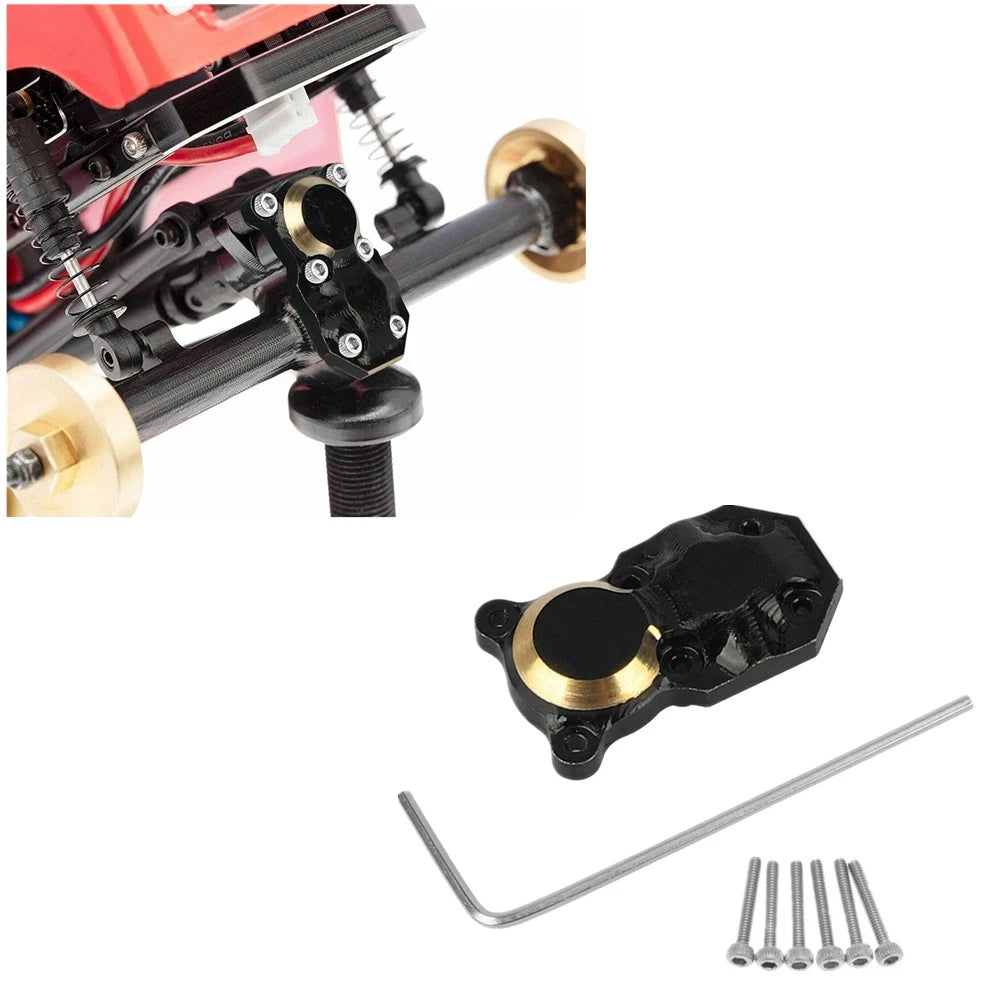Brass Front/Rear Axle Diff Housing Cover for Axial SCX24 (90081)