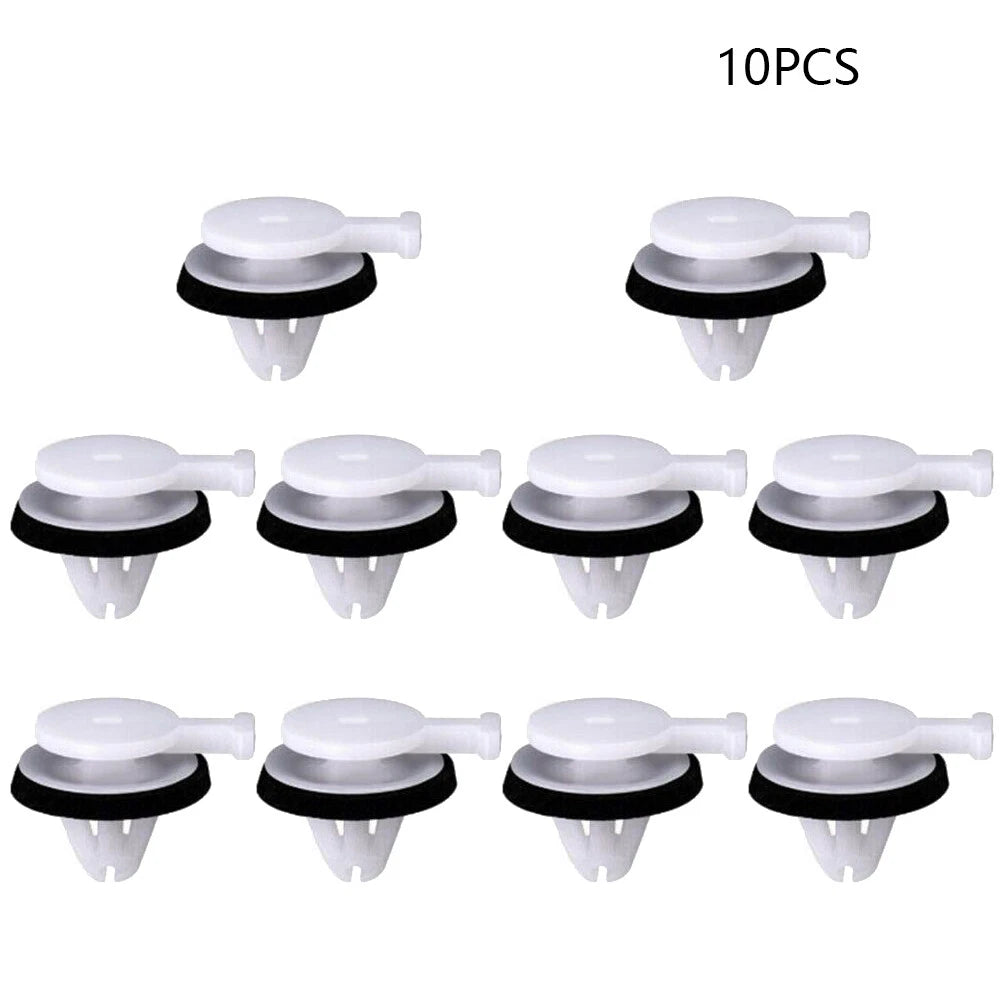 10pcs LR053837 White Front Wind Shield A Pillar Trim Clips For Land Rover