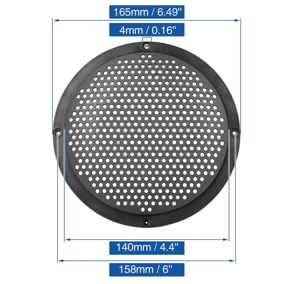2X Speaker Cover Mesh for Car Audio Subwoofer (Universal Fit)