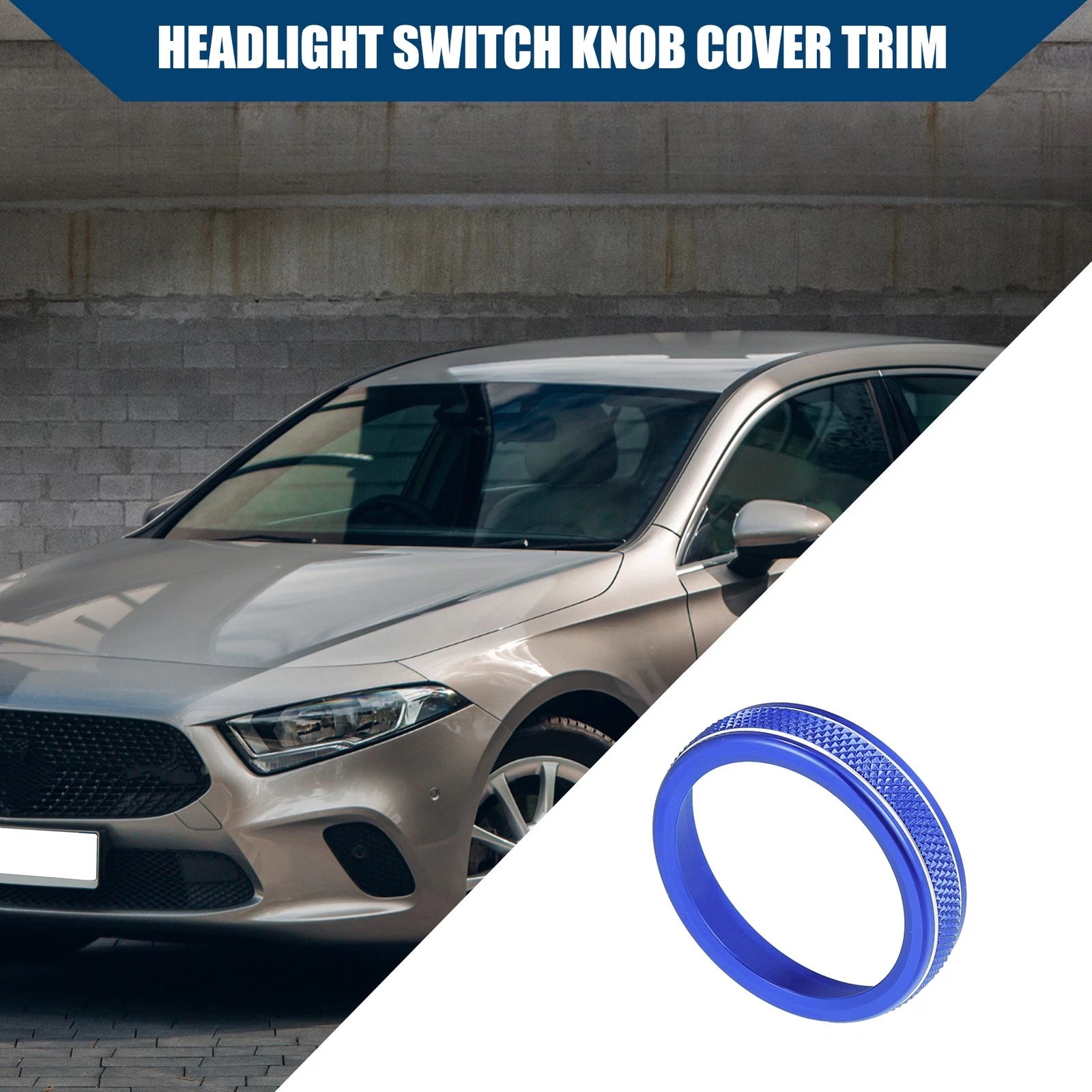 Headlight Switch Knob Cover Trim for Mercedes-Benz A-Class (2019–2023)