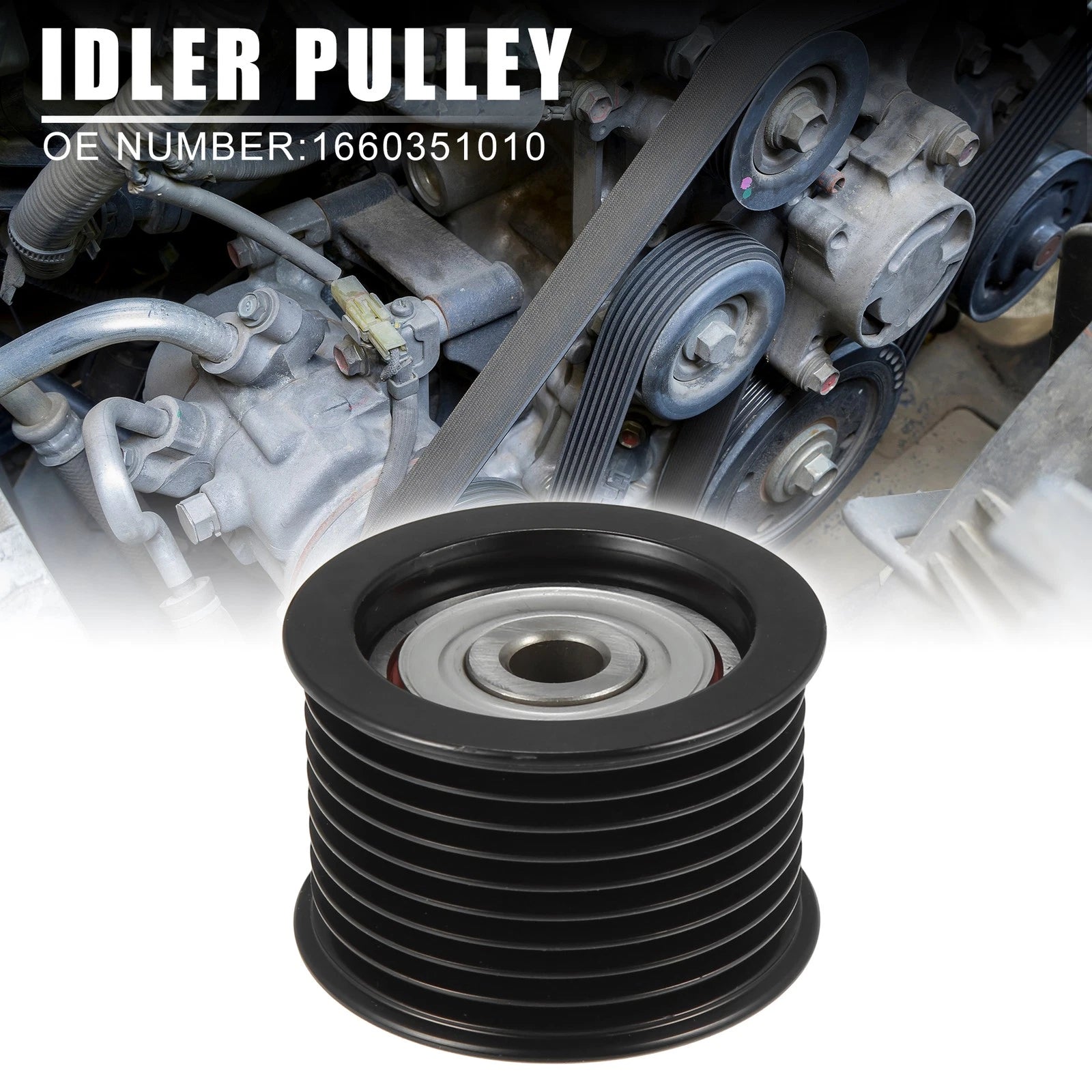 Drive Belt Idler Pulley Replacement for Toyota and Lexus (2003–2010)