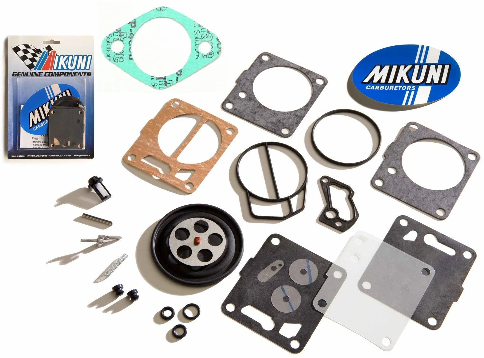 Carburetor Rebuild Kit & Base Gasket for Seadoo GS GTS GTI Le SP (1996–2003)