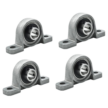 Set of 4 KP08 Pillow Block Bearings for Spherical Roller Support