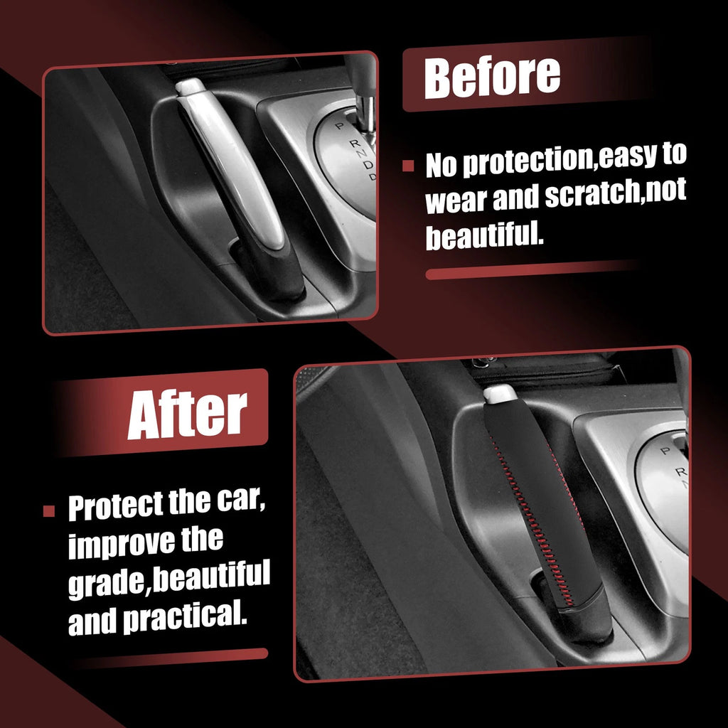 Faux Leather Handbrake Cover Replacement for Subaru Impreza Outback Legacy (2008–2017)