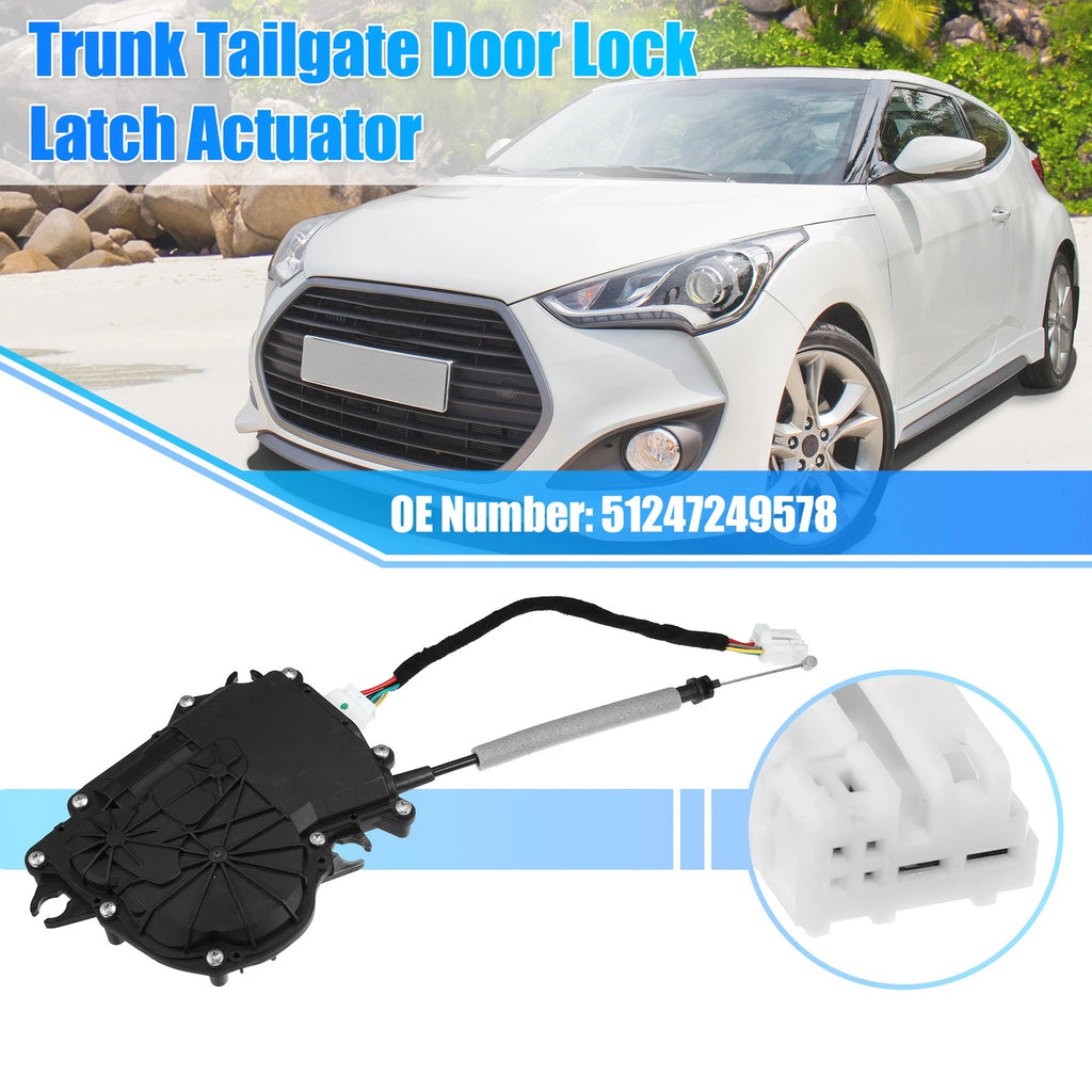 Trunk Tailgate Lock Actuator Rear Replacement for BMW X3 (2011–2017)