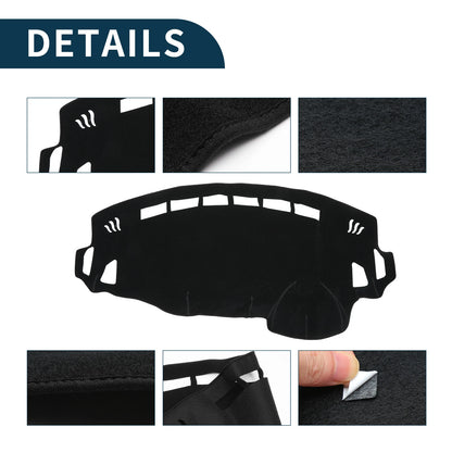 Dashboard Dash Cover Mat for Suzuki Spacia MK32S (2013–2017) Black Set of 1