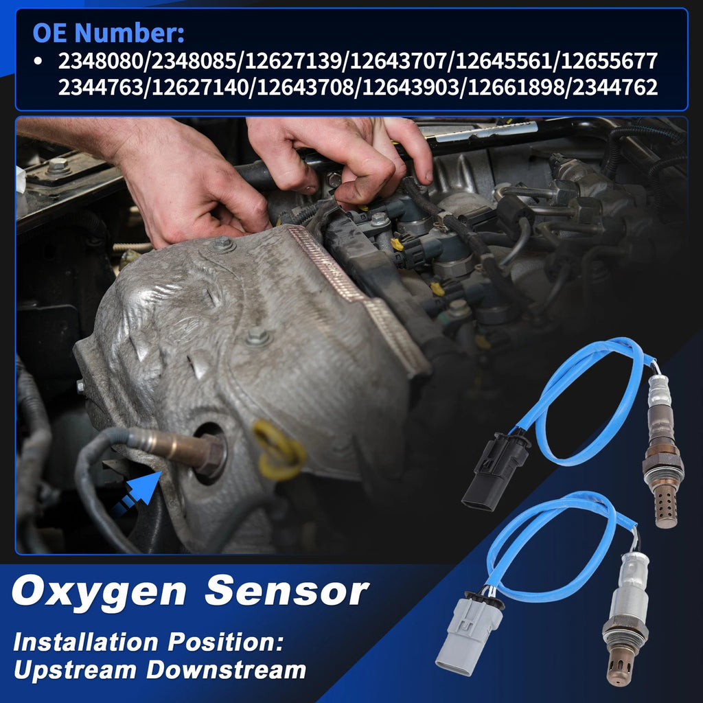 2X Upstream Downstream Oxygen Sensor for GMC Acadia (2017–2021)