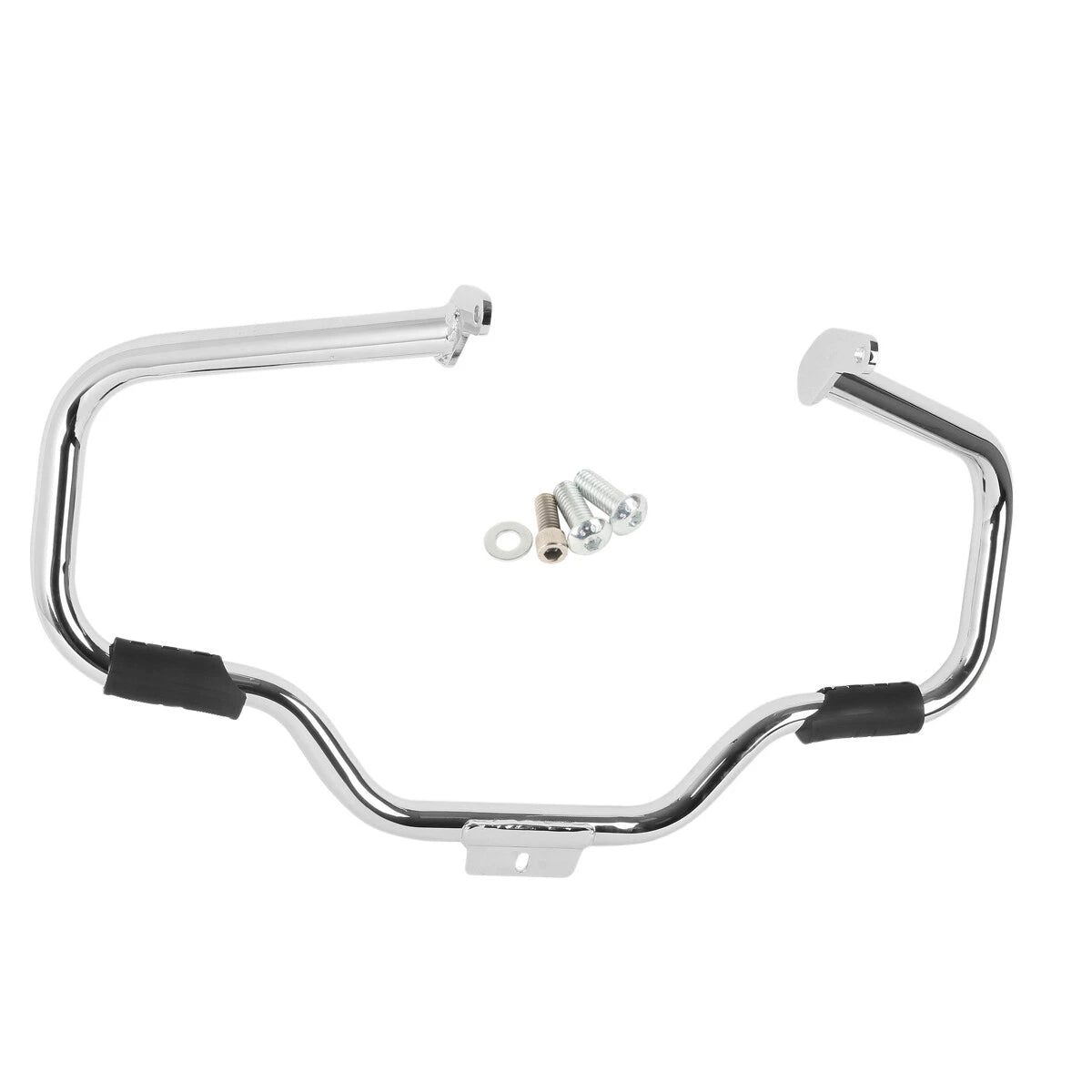Chrome Engine Guard Bar Footpegs Mount for Harley Softail (2000–2017)