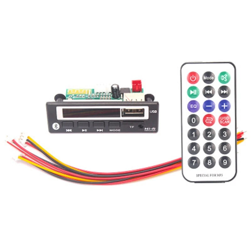 Bluetooth MP3 WMA Decoder Board for Car (DC 12V)