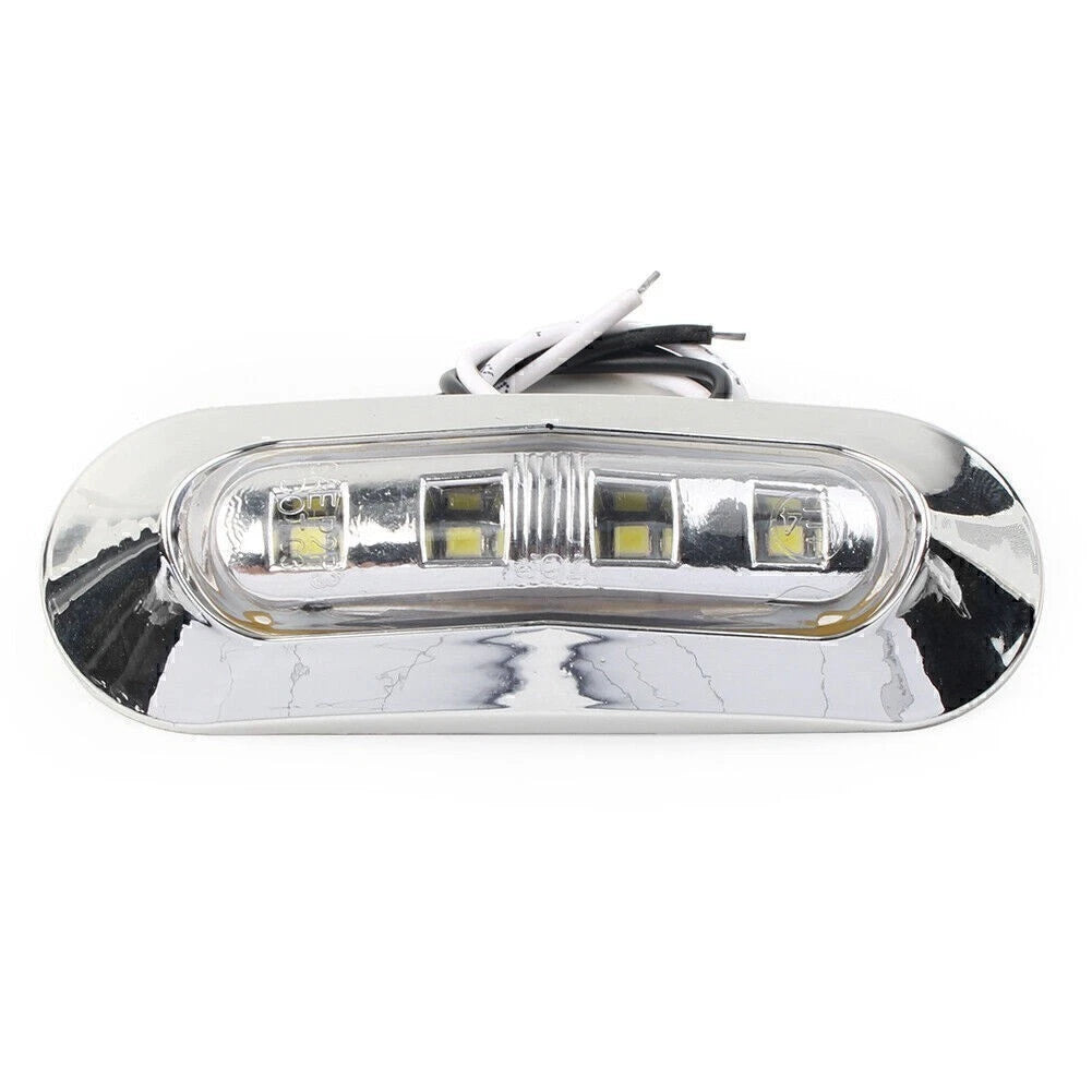 1x 4 LED Side Clearance Marker Light for Fit Truck Trailer Pickup (12V 24V)