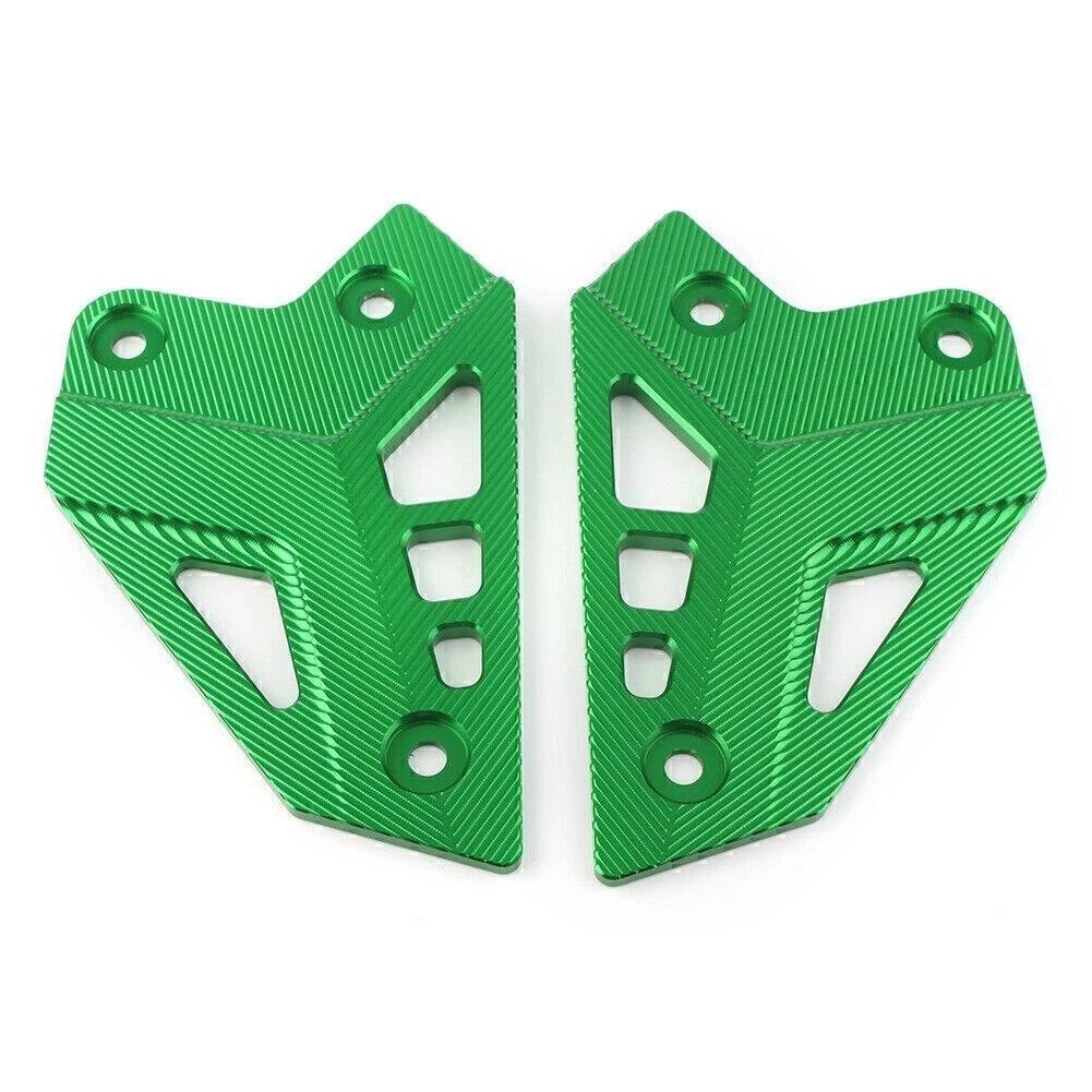 Rear Foot Rest Peg Heel Guard Cover for Kawasaki Z900 (2017–2019) Green