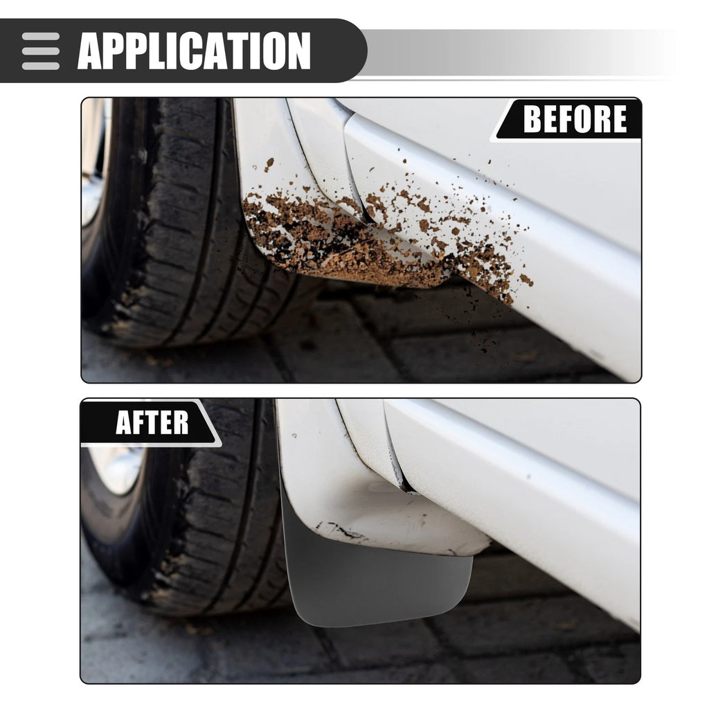 Mud Flaps Splash Guards with Screws Set for Toyota Tundra (2007–2021)
