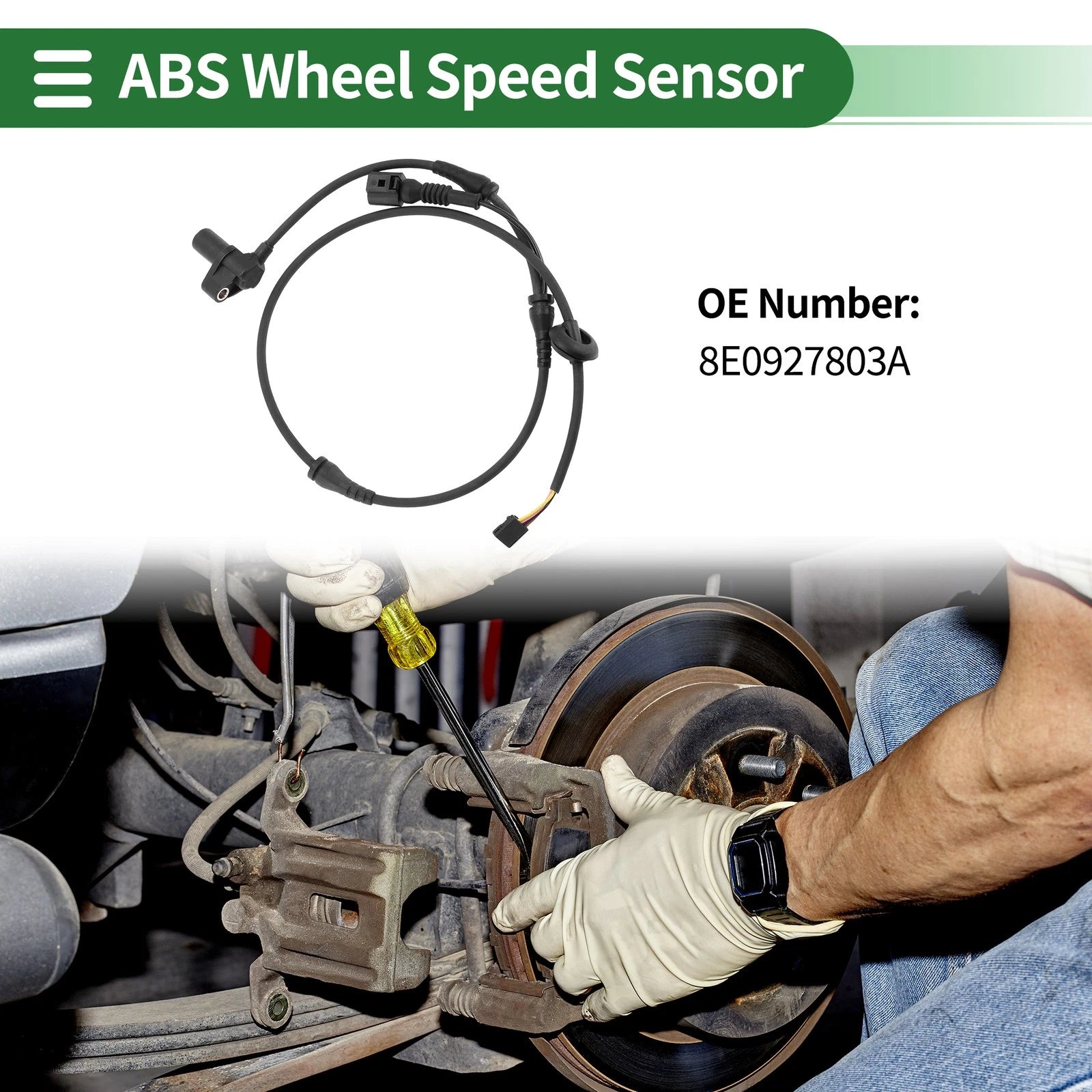 ABS Wheel Speed Sensor Replacement for Audi A4 (2000–2005)