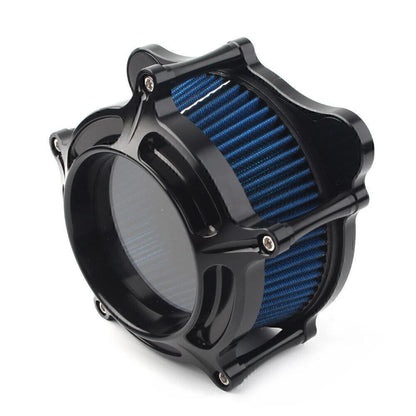 CNC Air Cleaner Intake Filter fit Harley Touring Trike 2008 - 2016 Black Blue