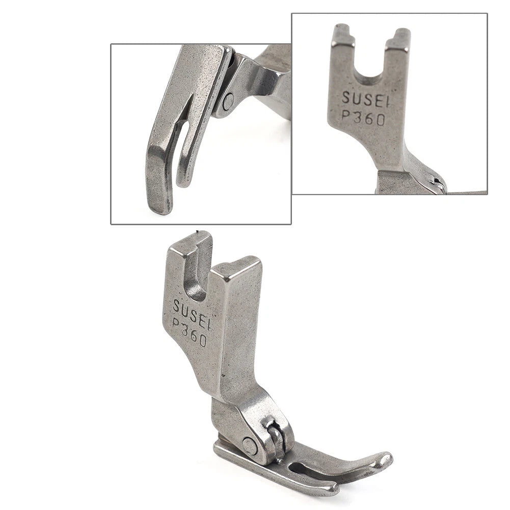 Hinged Left Narrow Presser Foot for High Shank Sewing Machine (#P360, 121947H)
