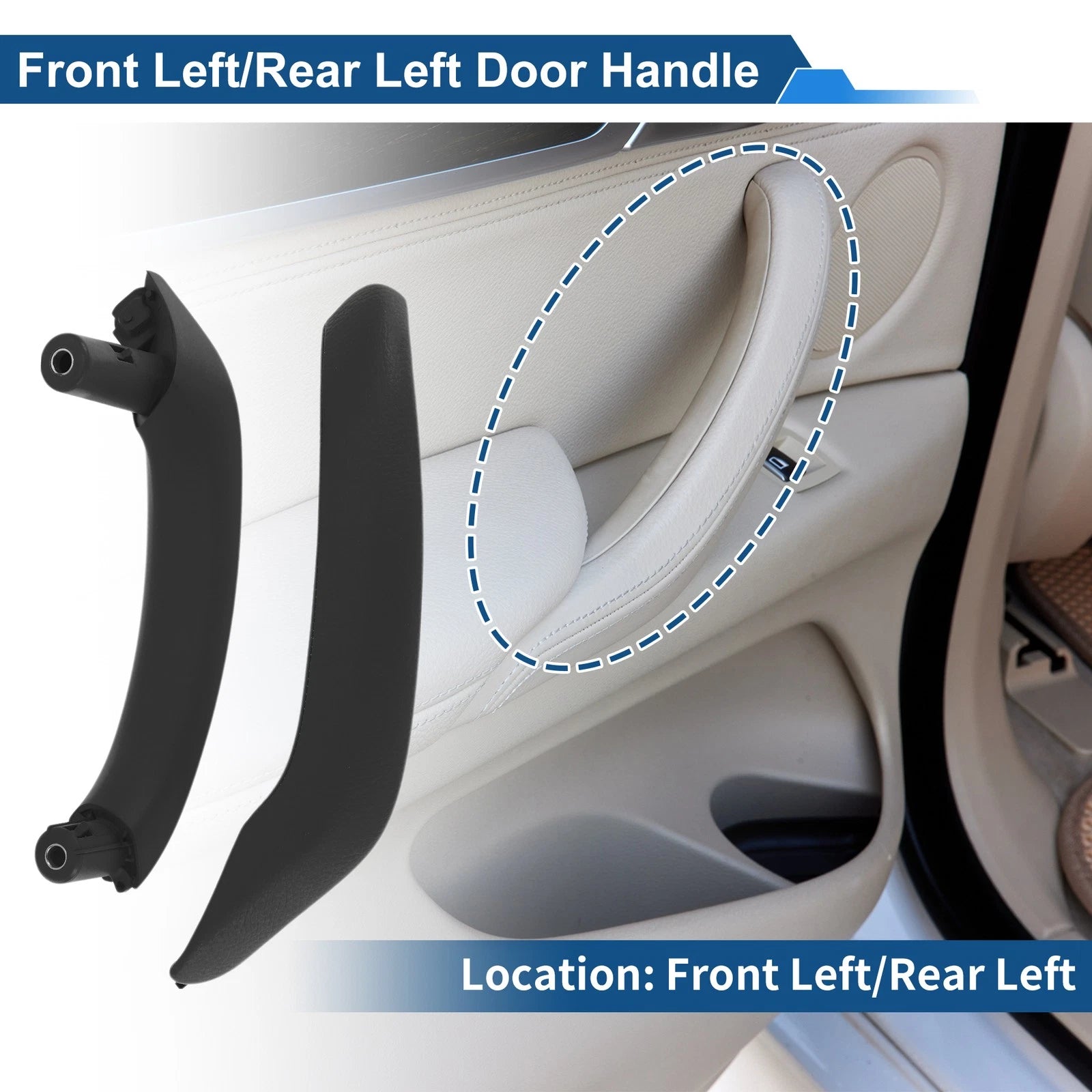 Front Passenger Side Inner Door Handle Replacement for BMW X3 F25 (2010–2016)