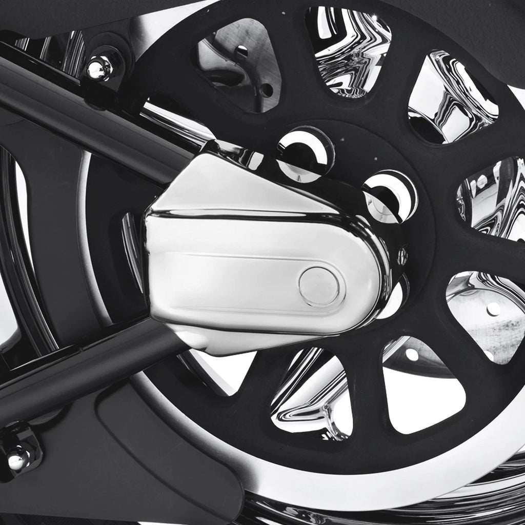 Chrome Rear Axle Covers for Harley Heritage Softail Classic (2008–2017)