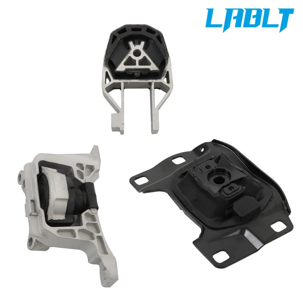 3X Motor & Trans Mount Kit for Ford Escape, Transit Connect 1.5L, 1.6L (2013–2019)