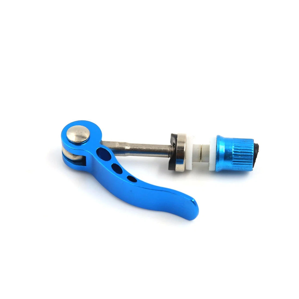 Quick Release Seatpost Clamp for Universal Bikes (Blue) (2 Pack)