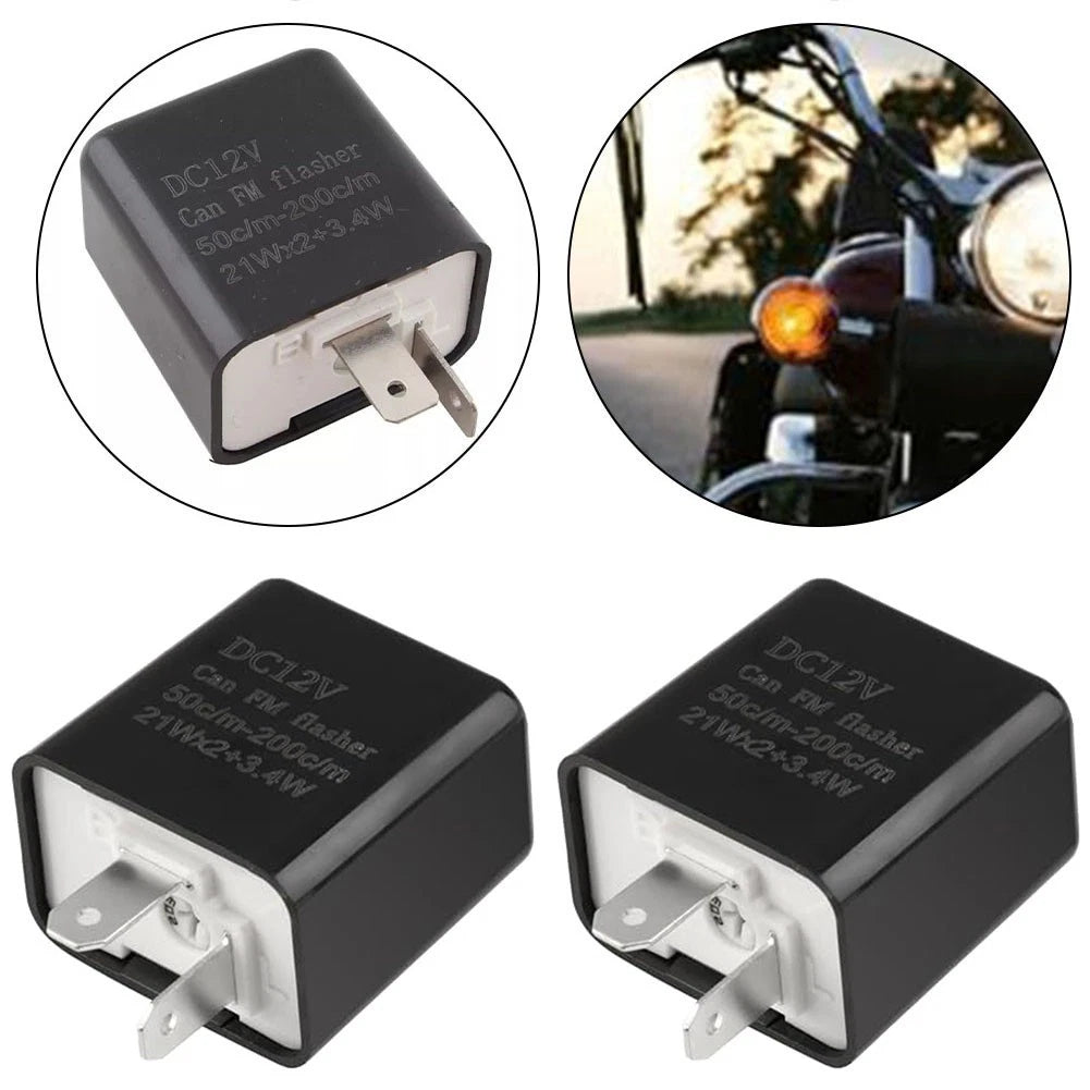 Adjustable 12V Motorcycle Turn Signal Indicator Relay
