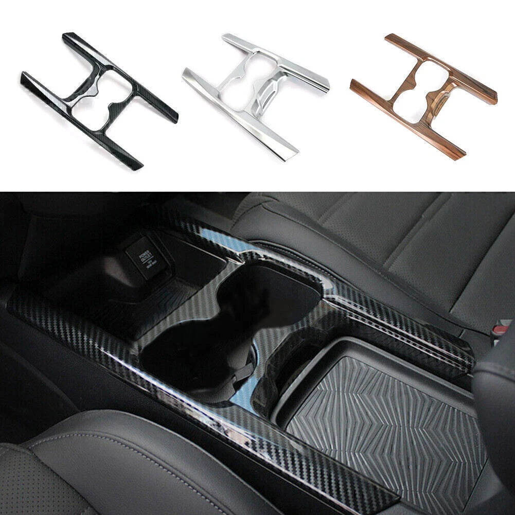 Carbon Fiber Water Cup Holder Trim for Honda CR-V (2017–2019)