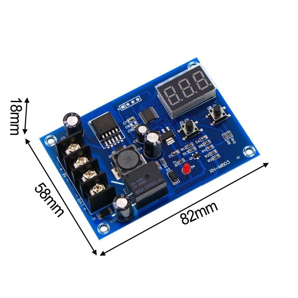 Charging Control Module for 12V 24V Battery Systems (LED Display)