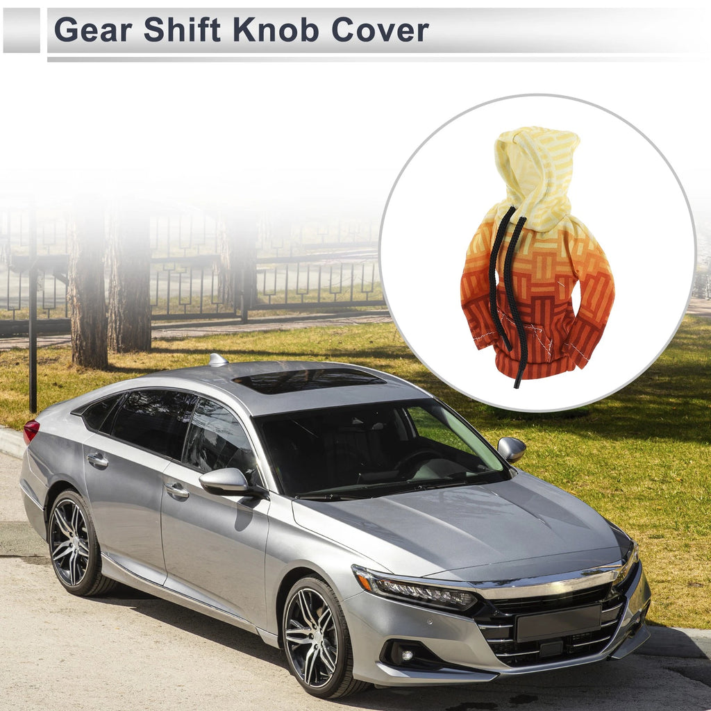 Gear Shift Knob Cover for Universal Vehicles (Yellow, Orange Gradient)