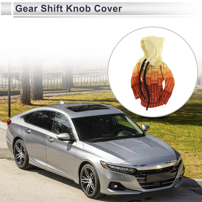 Gear Shift Knob Cover for Universal Vehicles (Yellow, Orange Gradient)