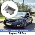 Engine Oil Pan Replacement for Honda Civic Si 2.0L (2006–2011) Aluminum