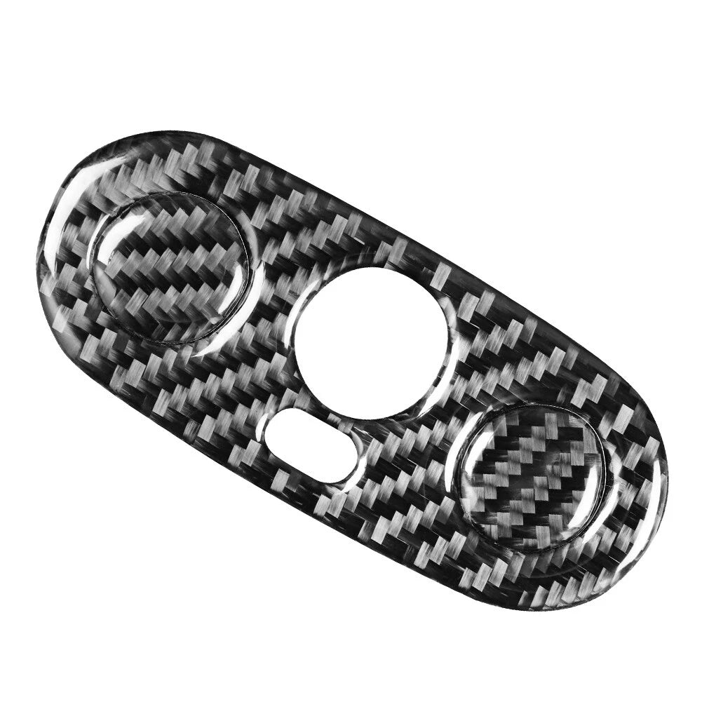 Carbon Fiber Side Mirror Adjust Buttons Trim for Mini Cooper R50 R53 (2005–2006)
