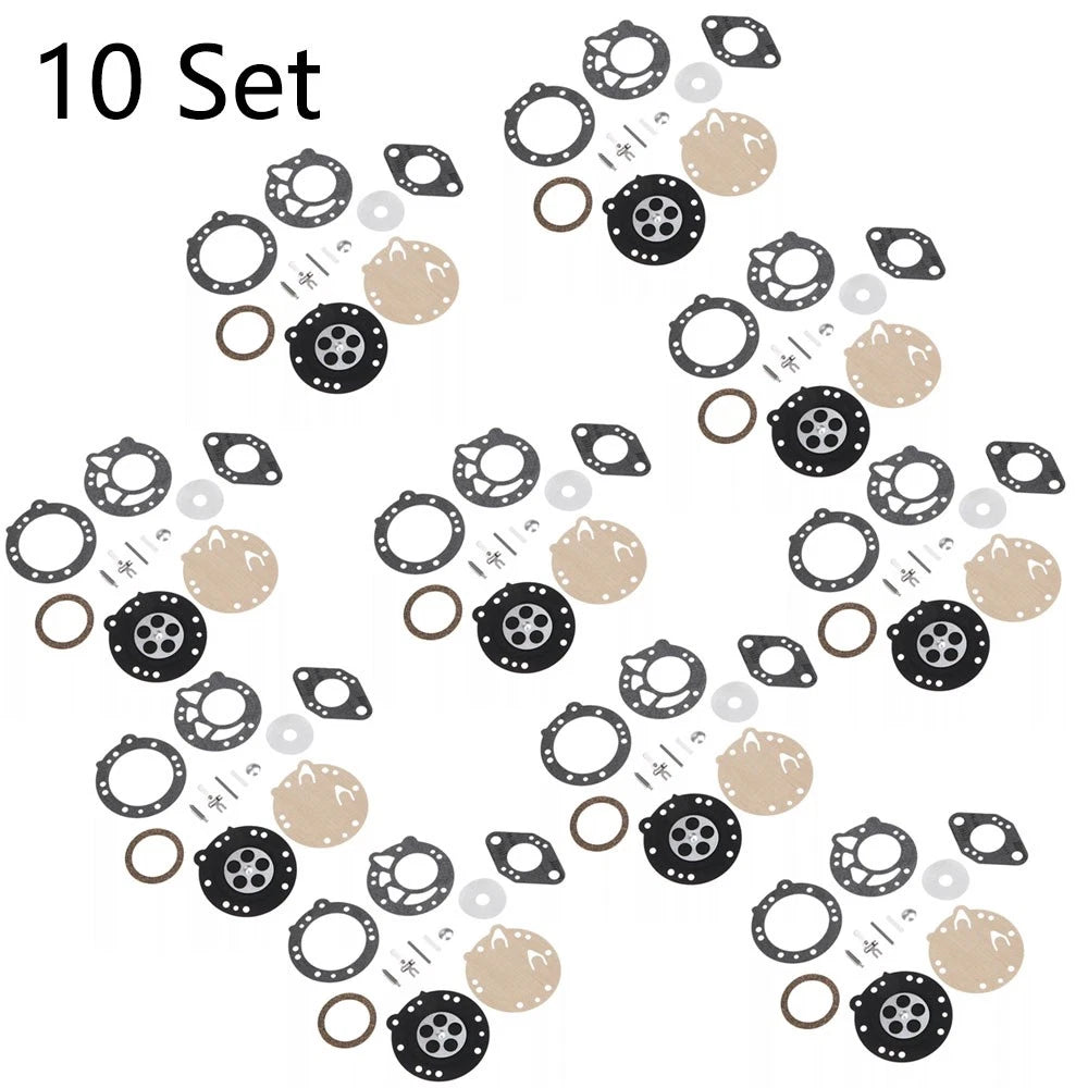 Set of 10 Carburetor Repair Kits for Stihl 08 08S 070 090 TS350 (Zama RB-42)