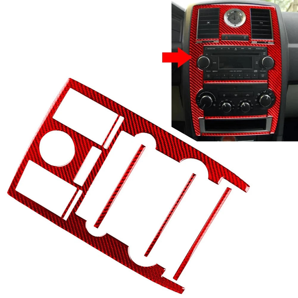Center Console Climate Control CD Panel Cover Trim for Chrysler 300 (2005–2010)